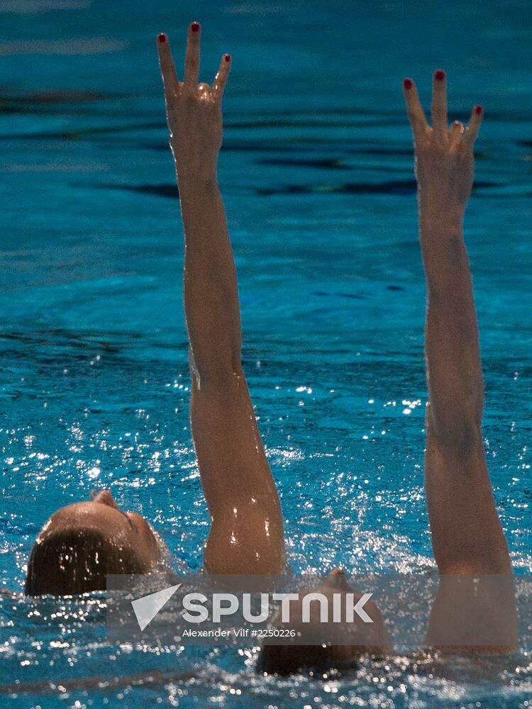 FINA World Aquatics Championships. Synchronized swimming. Duet