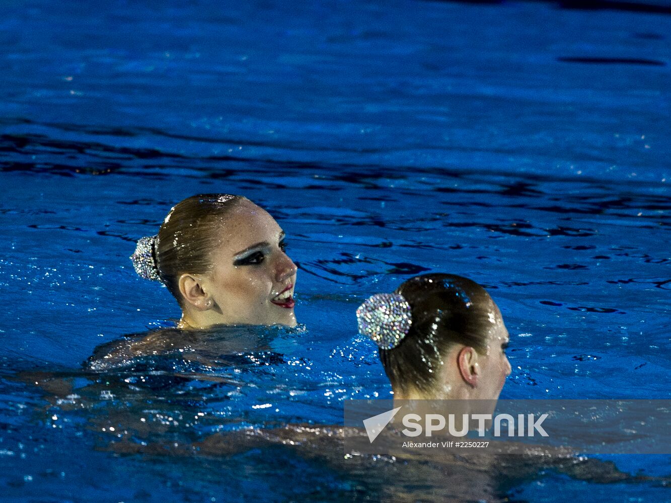 FINA World Aquatics Championships. Synchronized swimming. Duet