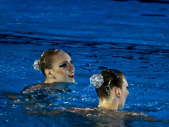 FINA World Aquatics Championships. Synchronized swimming. Duet