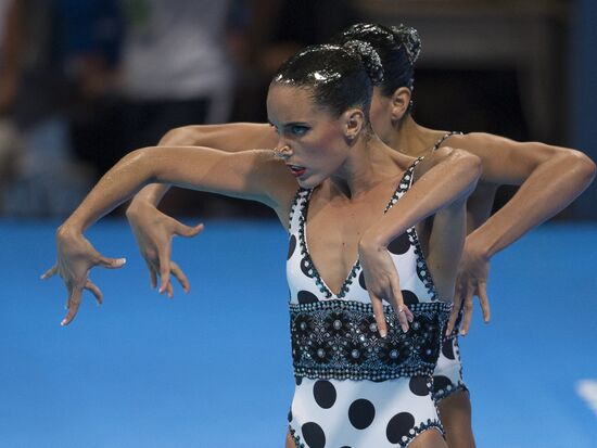 FINA World Aquatics Championships. Synchronized swimming. Duet