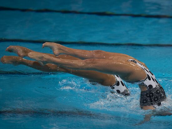 FINA World Aquatics Championships. Synchronized swimming. Duet