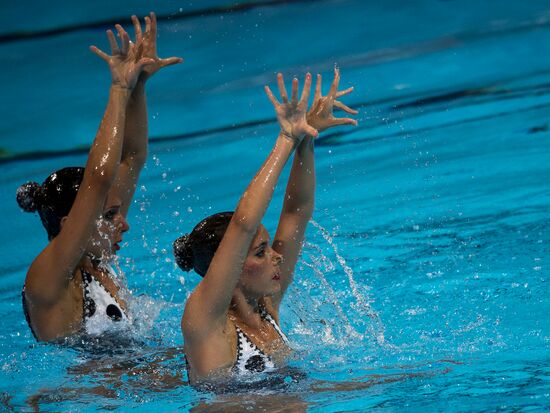 FINA World Aquatics Championships. Synchronized swimming. Duet