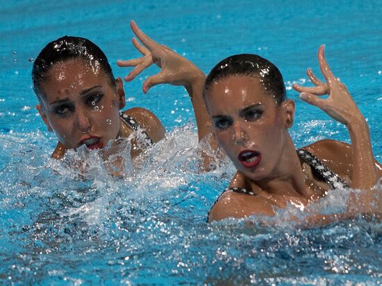 FINA World Aquatics Championships. Synchronized swimming. Duet