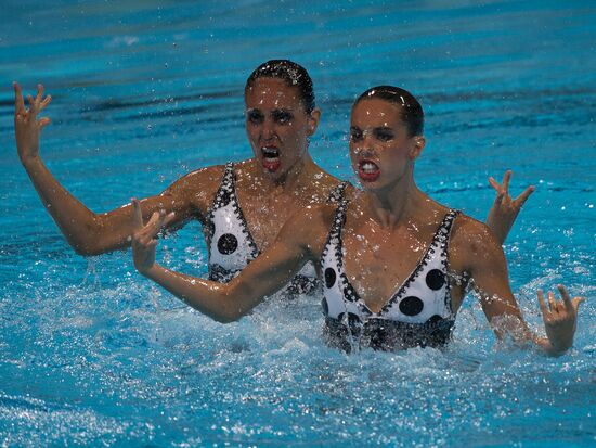 FINA World Aquatics Championships. Synchronized swimming. Duet