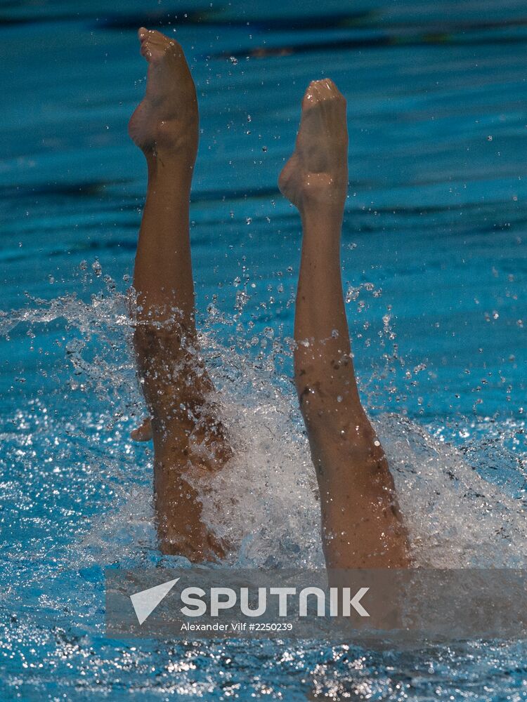 FINA World Aquatics Championships. Synchronized swimming. Duet