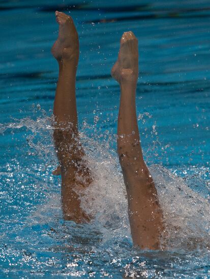 FINA World Aquatics Championships. Synchronized swimming. Duet