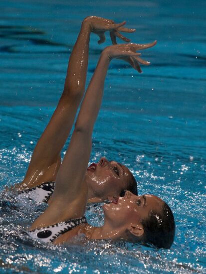 FINA World Aquatics Championships. Synchronized swimming. Duet