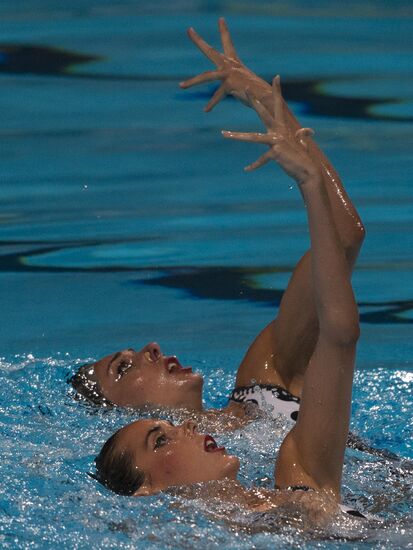 FINA World Aquatics Championships. Synchronized swimming. Duet