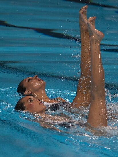 FINA World Aquatics Championships. Synchronized swimming. Duet