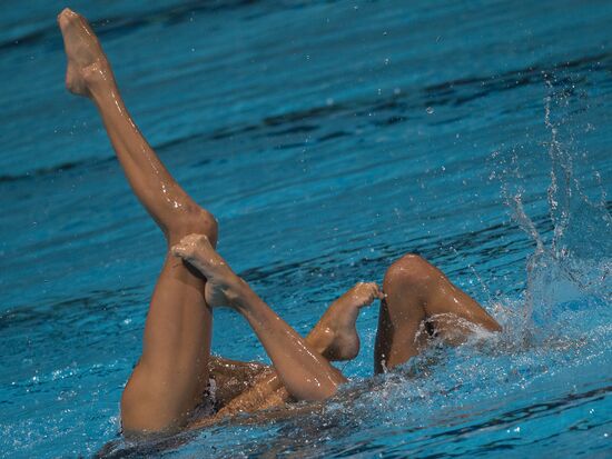 FINA World Aquatics Championships. Synchronized swimming. Duet