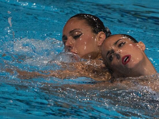 FINA World Aquatics Championships. Synchronized swimming. Duet