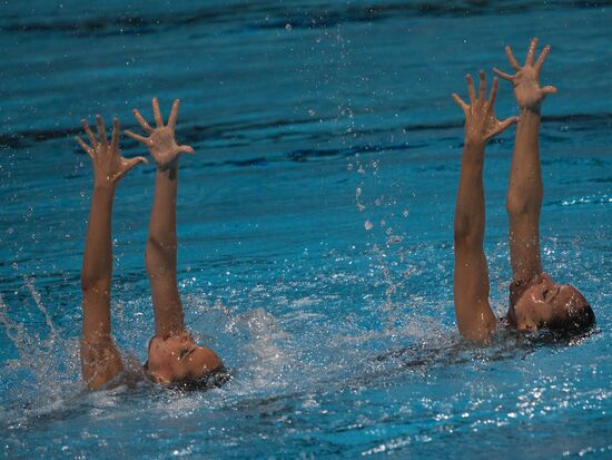 FINA World Aquatics Championships. Synchronized swimming. Duet