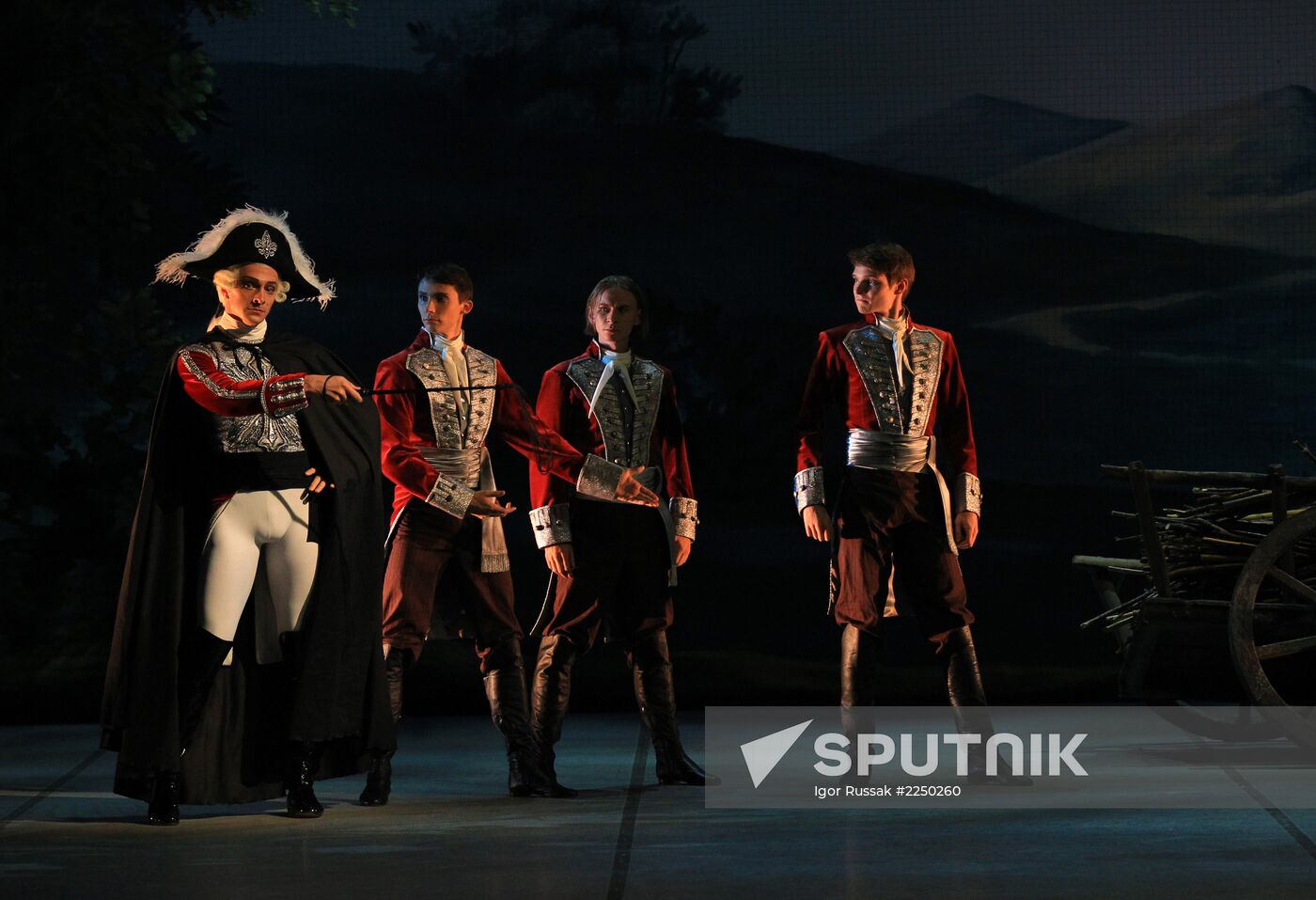 Dress rehearsal of ballet Flames of Paris