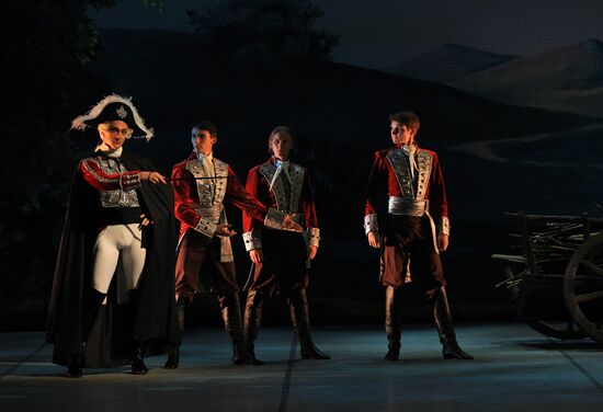 Dress rehearsal of ballet Flames of Paris