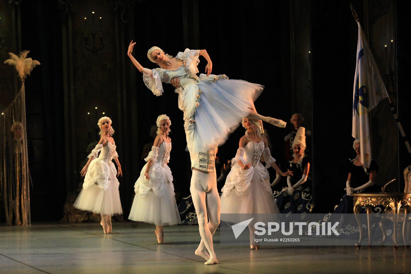 Dress rehearsal of ballet Flames of Paris