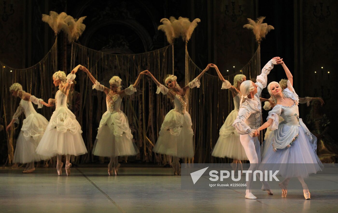 Dress rehearsal of ballet Flames of Paris