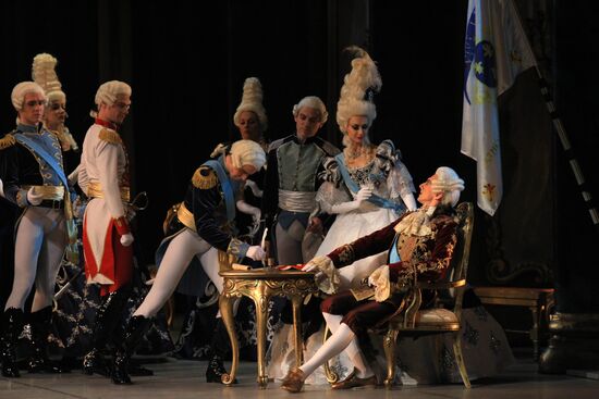 Dress rehearsal of ballet Flames of Paris