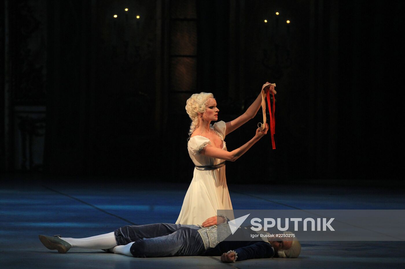 Dress rehearsal of ballet Flames of Paris
