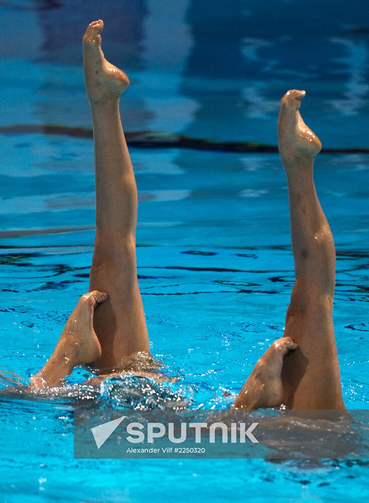 FINA World Aquatics Championships. Synchronized swimming. Duet