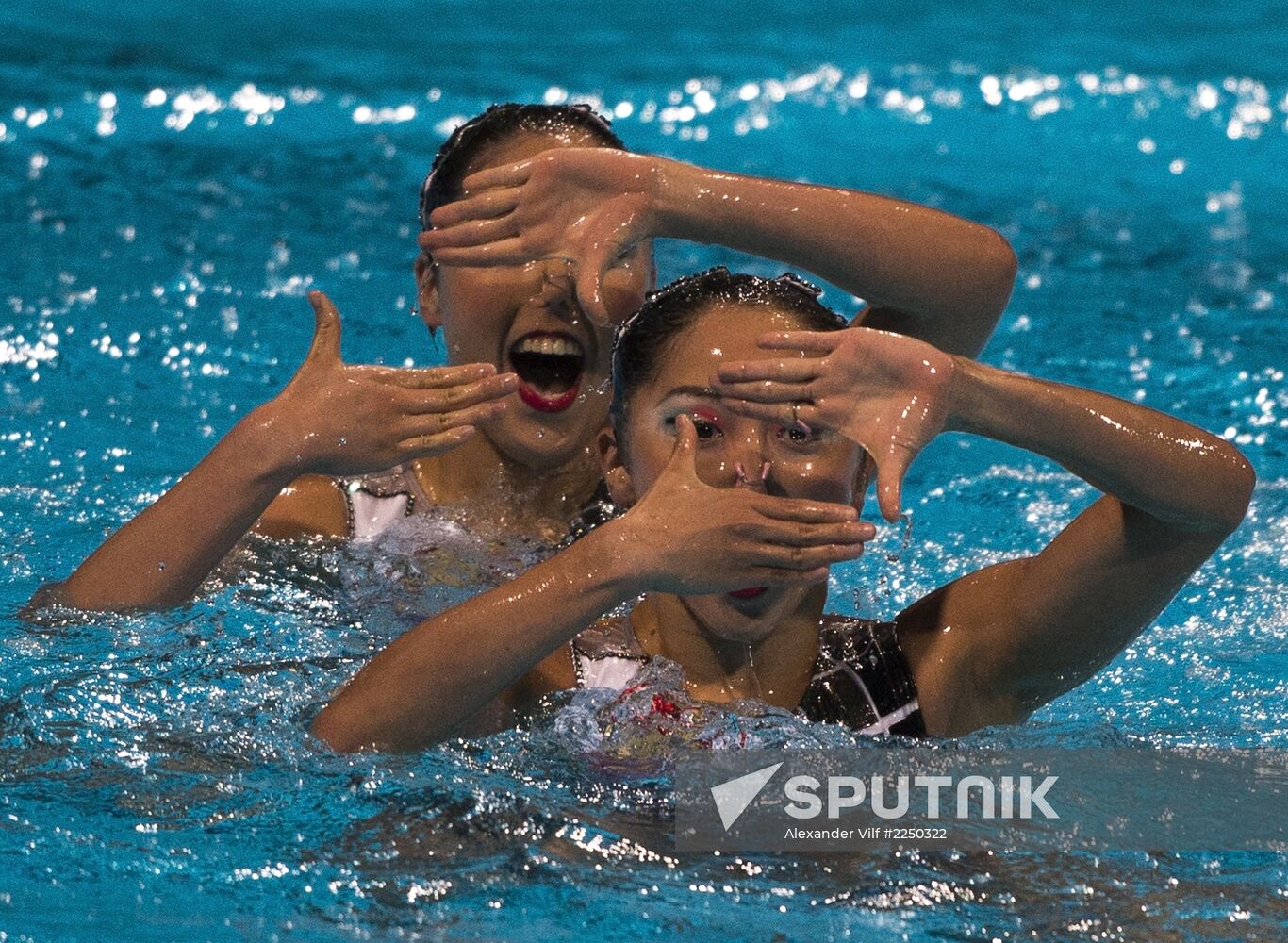 FINA World Aquatics Championships. Synchronized swimming. Duet
