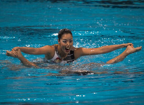 FINA World Aquatics Championships. Synchronized swimming. Duet