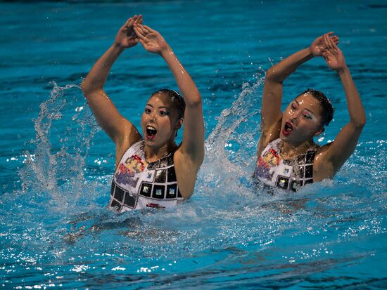 FINA World Aquatics Championships. Synchronized swimming. Duet