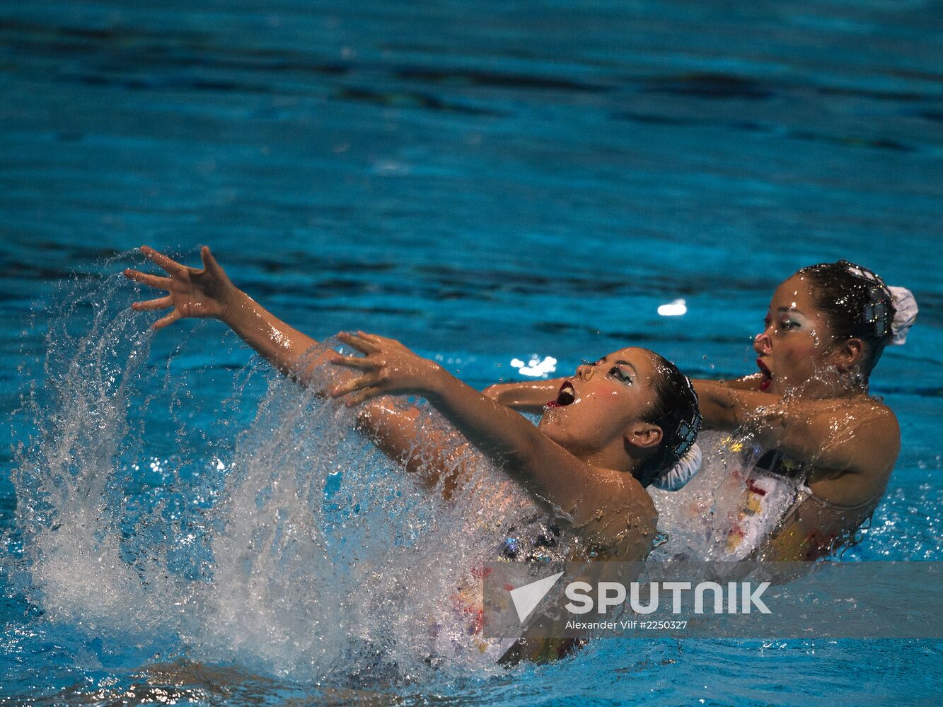 FINA World Aquatics Championships. Synchronized swimming. Duet