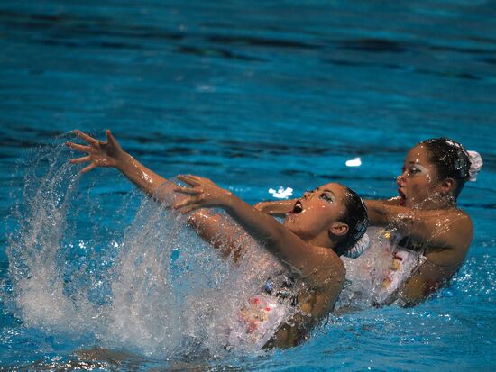 FINA World Aquatics Championships. Synchronized swimming. Duet