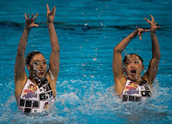 FINA World Aquatics Championships. Synchronized swimming. Duet