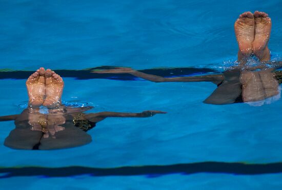 FINA World Aquatics Championships. Synchronized swimming. Duet