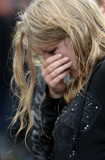Paying last respects to Korol i Shut frontman Mikhail Gorshenev