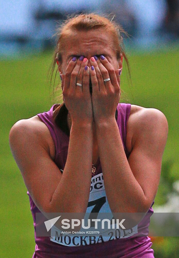 Athletics. Russian Championship. Day two.