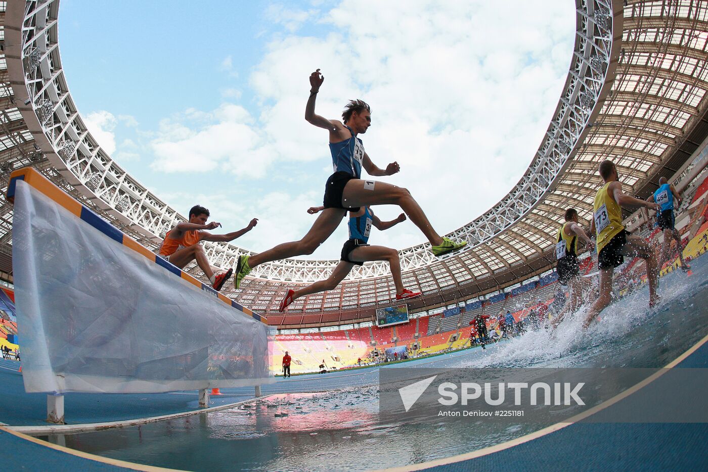 Athletics. Russian Championship. Day two.