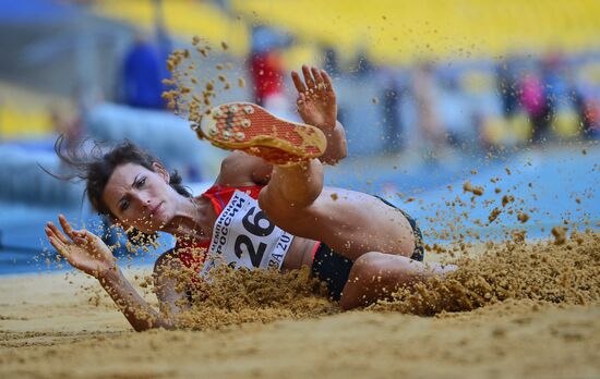 Athletics. Russian Championship. Day two.