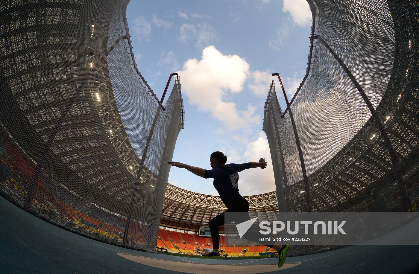 Athletics. Russian Championship. Day two.