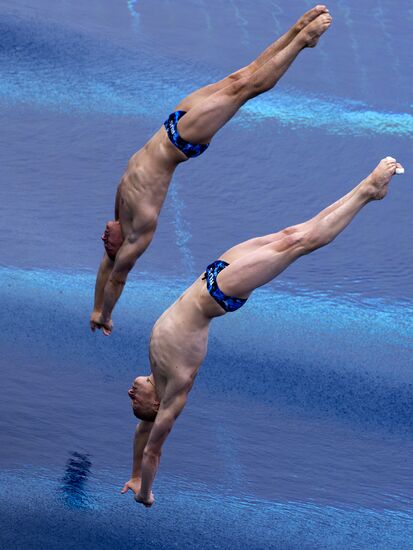 FINA World Aquatics Championships. Day 4. Synchronized diving.