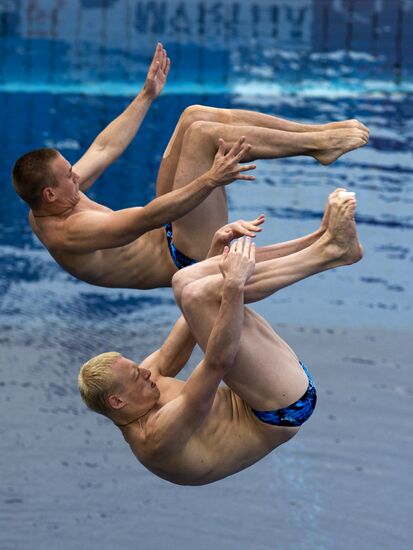 FINA World Aquatics Championships. Day 4. Synchronized diving.