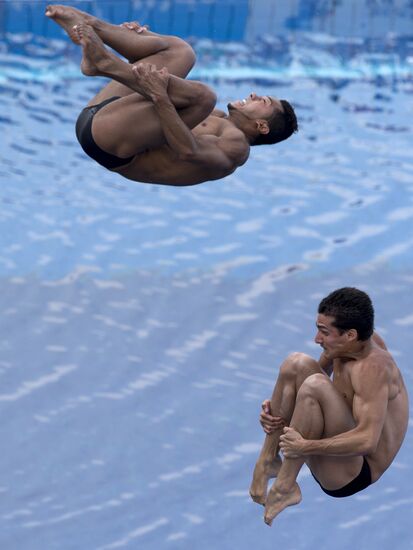 FINA World Aquatics Championships. Day 4. Synchronized diving.