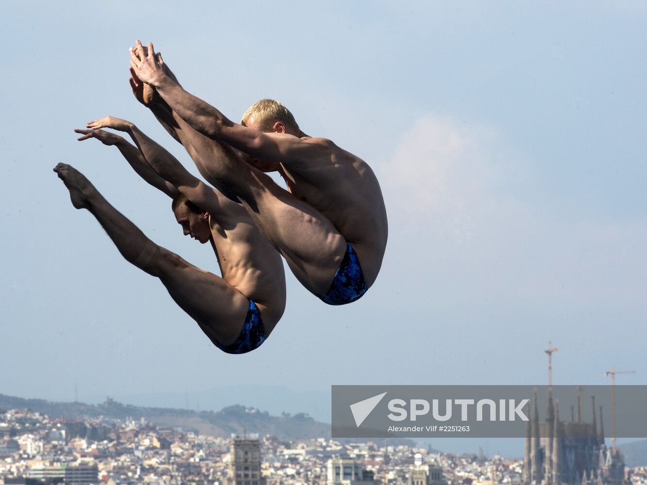 FINA World Aquatics Championships. Day 4. Synchronized diving.