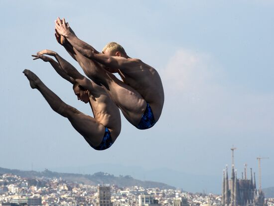 FINA World Aquatics Championships. Day 4. Synchronized diving.