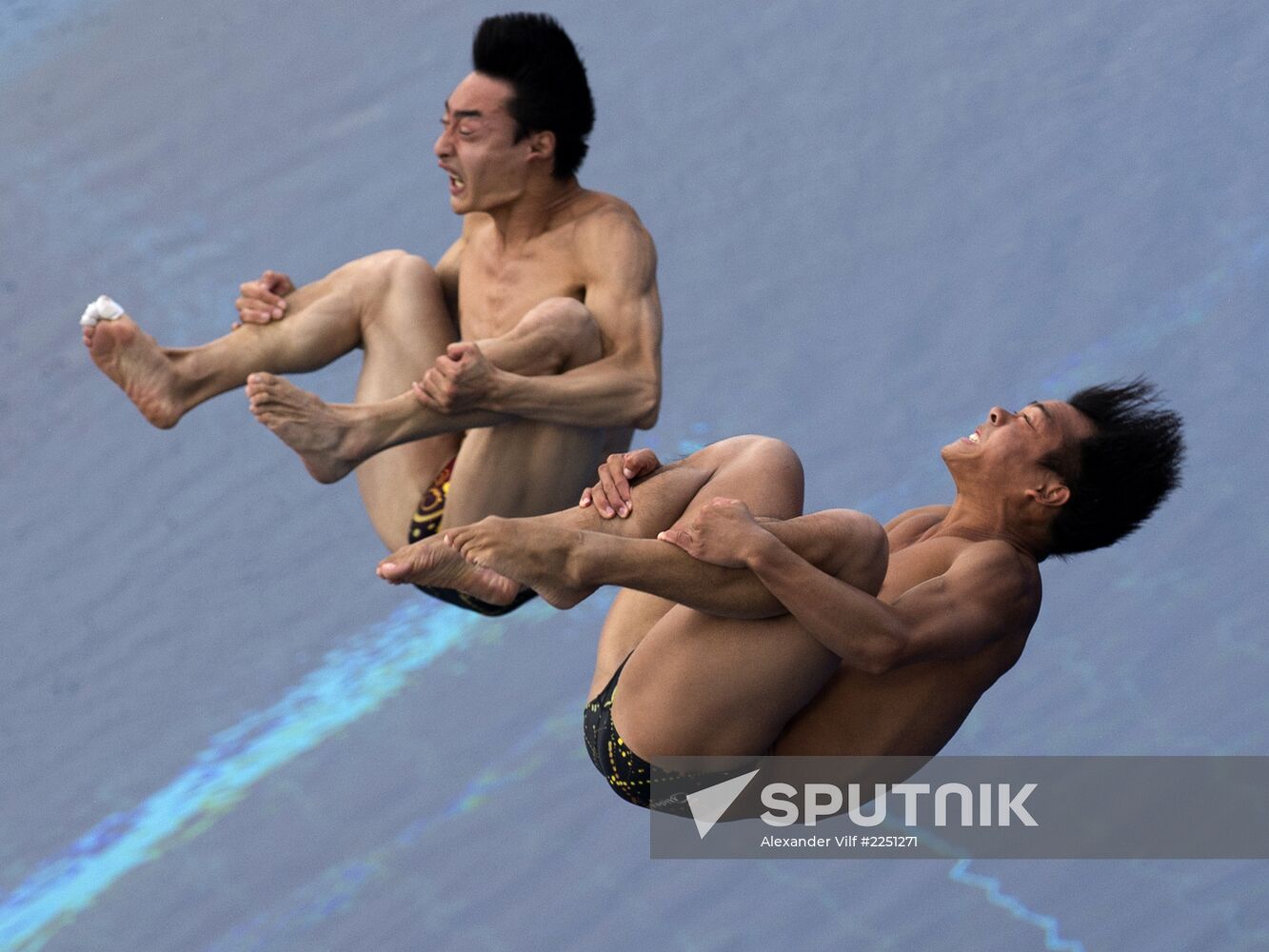FINA World Aquatics Championships. Day 4. Synchronized diving.