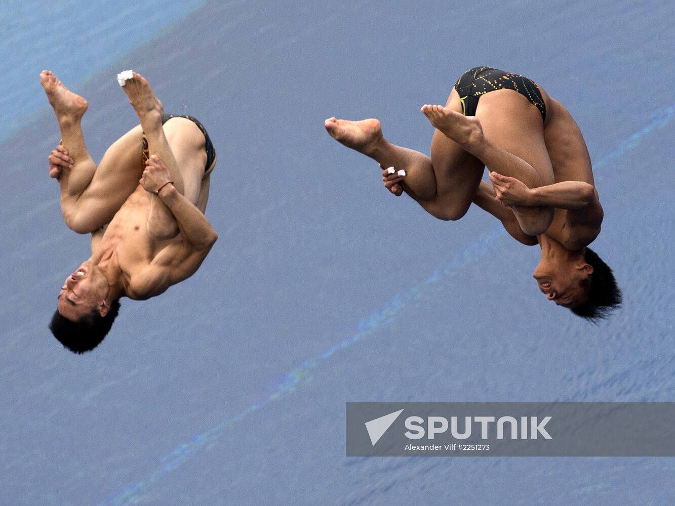 FINA World Aquatics Championships. Day 4. Synchronized diving.
