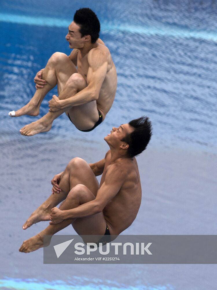 FINA World Aquatics Championships. Day 4. Synchronized diving.