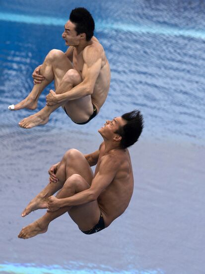 FINA World Aquatics Championships. Day 4. Synchronized diving.