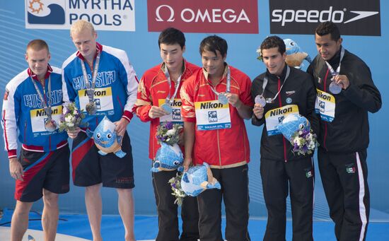 FINA World Aquatics Championships. Day 4. Synchronized diving.