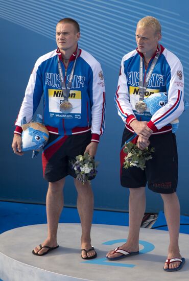 FINA World Aquatics Championships. Day 4. Synchronized diving.
