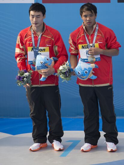 FINA World Aquatics Championships. Day 4. Synchronized diving.