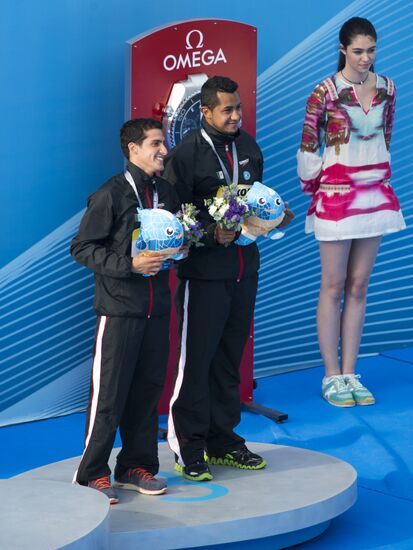 FINA World Aquatics Championships. Day 4. Synchronized diving.