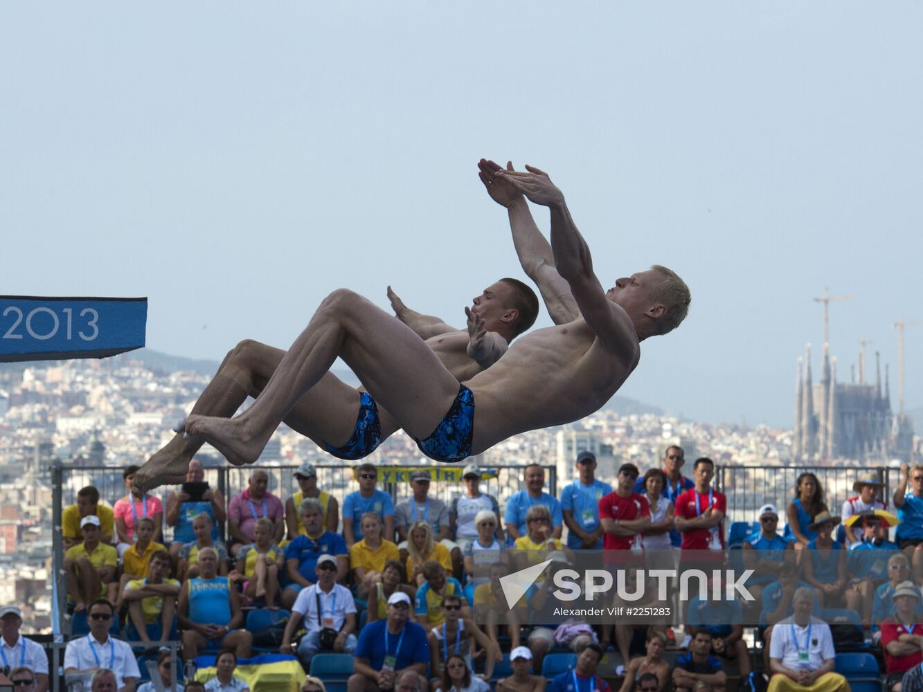 FINA World Aquatics Championships. Day 4. Synchronized diving.