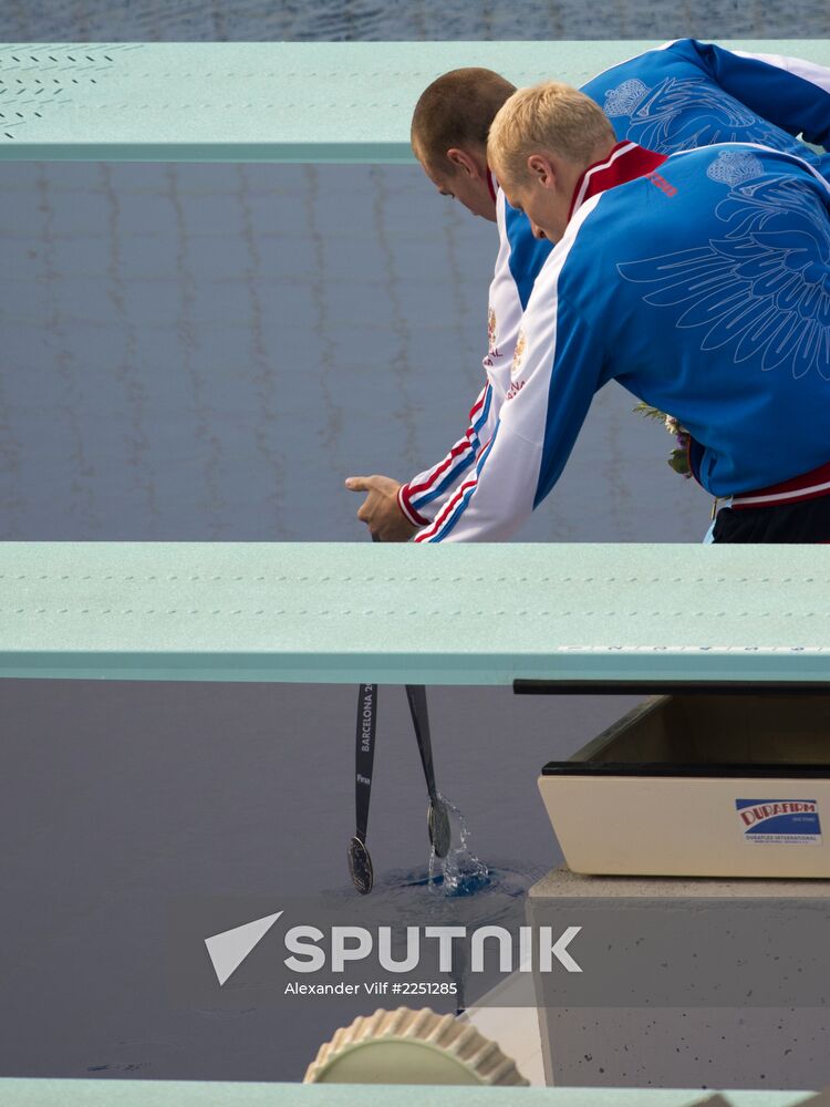 FINA World Aquatics Championships. Day 4. Synchronized diving.